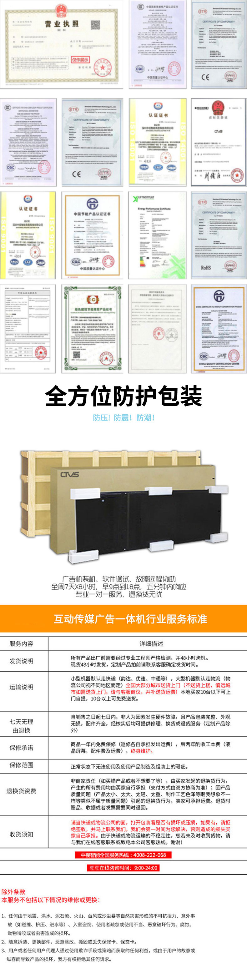 提供超長的質(zhì)保服務(wù)
